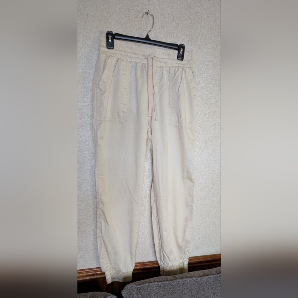 A New Day Cream Elastic Waist Pants